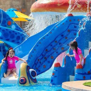 "Splash into fun at AL Montazah water parks and Island of Legends amusement park in Dubai. Enjoy a day filled with excitement and adventure for the whole family."