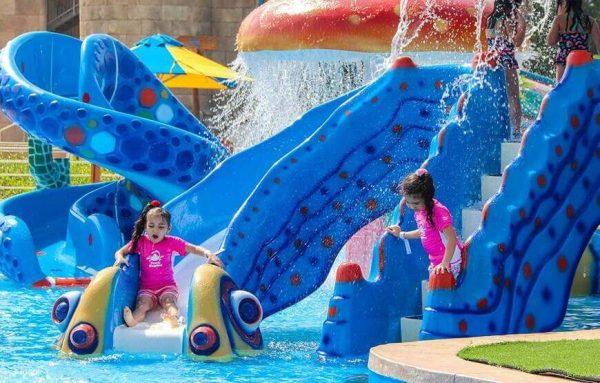 "Splash into fun at AL Montazah water parks and Island of Legends amusement park in Dubai. Enjoy a day filled with excitement and adventure for the whole family."