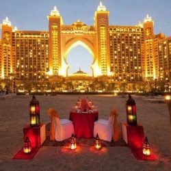 "Dine in style at the iconic Atlantis, The Palm in Dubai. Enjoy gourmet cuisine in a breathtaking underwater setting with panoramic views of the Arabian Gulf."