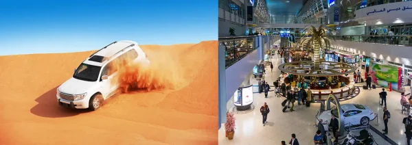 Evening Desert Safari With Dubai Shopping Tour