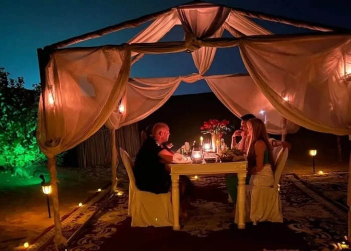 Dinner In Desert